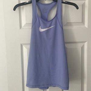 Nike Womens Dri-Fit Tank-Top, Small, Light Purple